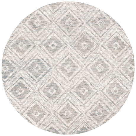 Safavieh Abstract 6'-0" x 6'-0" Rug in Ivory / Denim