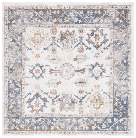 Safavieh Symphony 6'-7" x 6'-7" Rug in Ivory / Navy