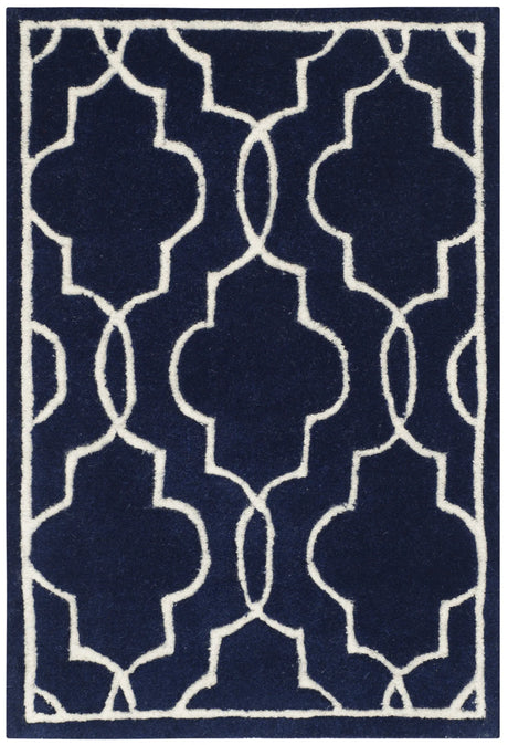 Safavieh Chatham 2'-0" x 3'-0" Rug in Dark Blue / Ivory