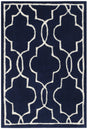 Safavieh Chatham 2'-0" x 3'-0" Rug in Dark Blue / Ivory