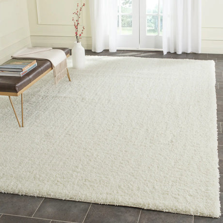 Safavieh Sgl-Laguna Shag 10'-0" x 14'-0" Rug in Ivory