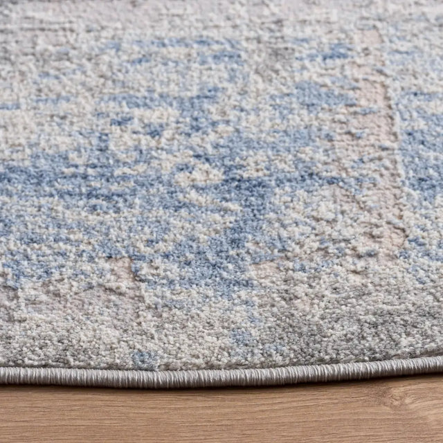 Safavieh Palma 6'-7" x 6'-7" Rug in Grey / Teal