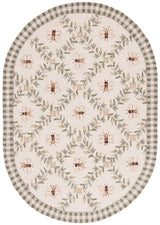 Safavieh Chelsea 4'-6" x 6'-6" Rug in Ivory / Green
