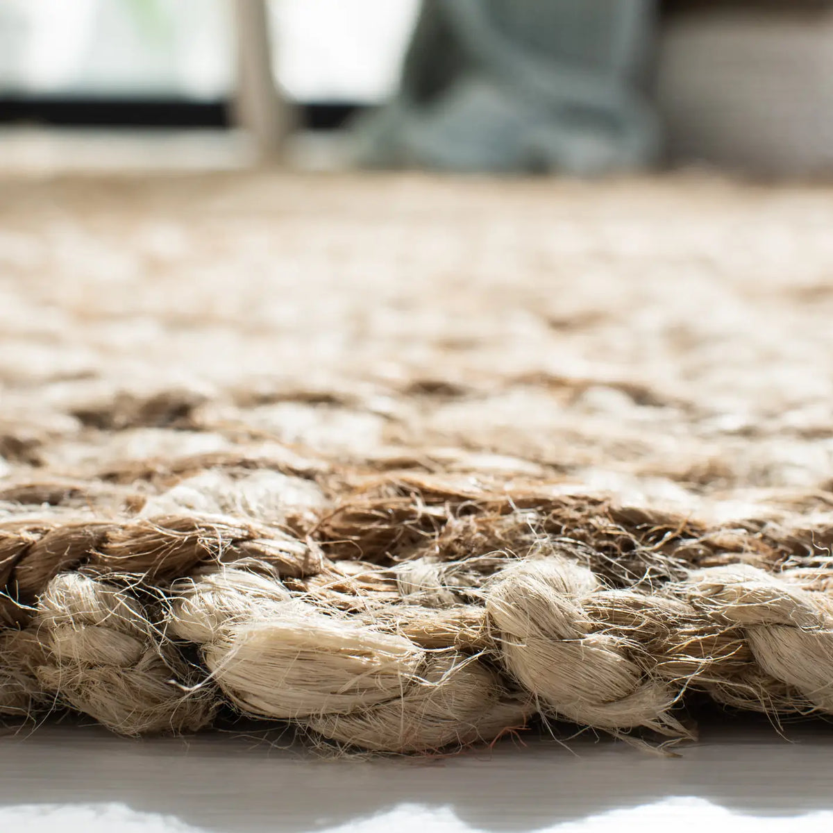 Safavieh Natural Fiber 4'-0" x 6'-0" Rug in Bleach / Natural