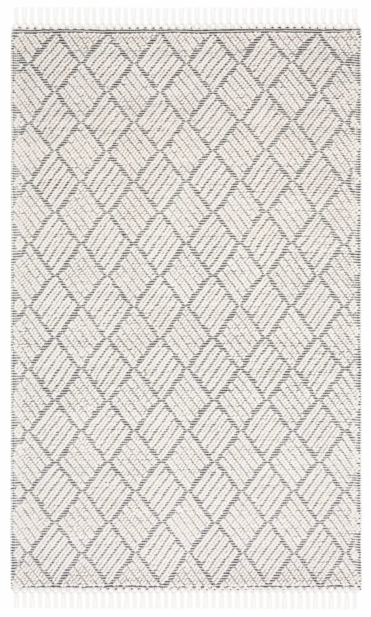 Safavieh Marbella 4'-0" x 6'-0" Rug in Ivory / Black