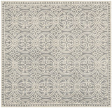 Safavieh Cambridge 6'-0" x 6'-0" Rug in Silver / Ivory