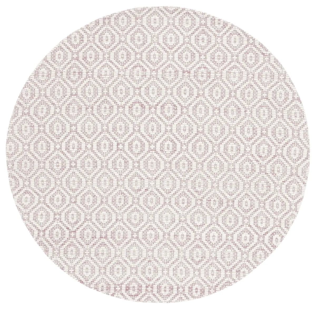 Safavieh Marbella 6'-0" x 6'-0" Rug in Pink / Ivory