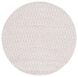 Safavieh Marbella 6'-0" x 6'-0" Rug in Pink / Ivory