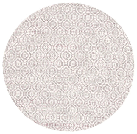 Safavieh Marbella 6'-0" x 6'-0" Rug in Pink / Ivory