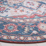 Safavieh Tucson 6'-0" x 6'-0" Rug in Rust / Blue