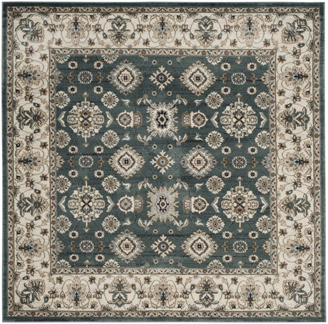 Safavieh Lyndhurst 7'-0" x 7'-0" Rug in Teal / Cream