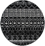 Safavieh Tulum 10'-0" x 10'-0" Rug in Black / Ivory