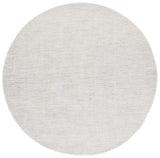 Safavieh Ebony 6'-0" x 6'-0" Rug in Light Grey / Ivory