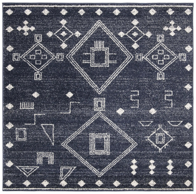 Safavieh Adirondack 6'-0" x 6'-0" Rug in Navy / Silver