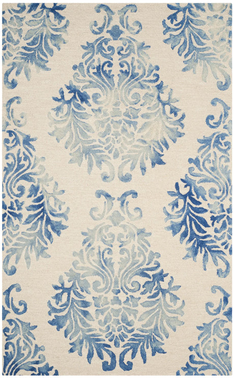 Safavieh Dip Dye 5'-0" x 8'-0" Rug in Ivory / Blue