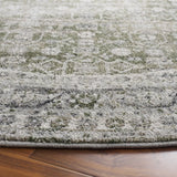 Safavieh Vintage Tabriz 6'-7" x 6'-7" Rug in Green / Grey