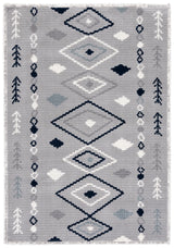 Safavieh Marrakesh 4'-0" x 6'-0" Rug in Grey / Navy