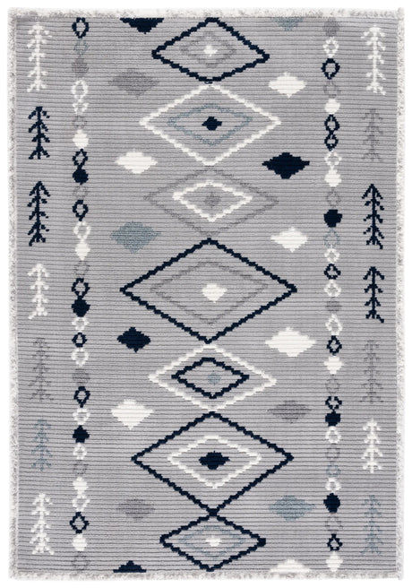 Safavieh Marrakesh 4'-0" x 6'-0" Rug in Grey / Navy