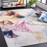 Safavieh Art Studio 4'-0" x 6'-0" Rug in Ivory / Rust