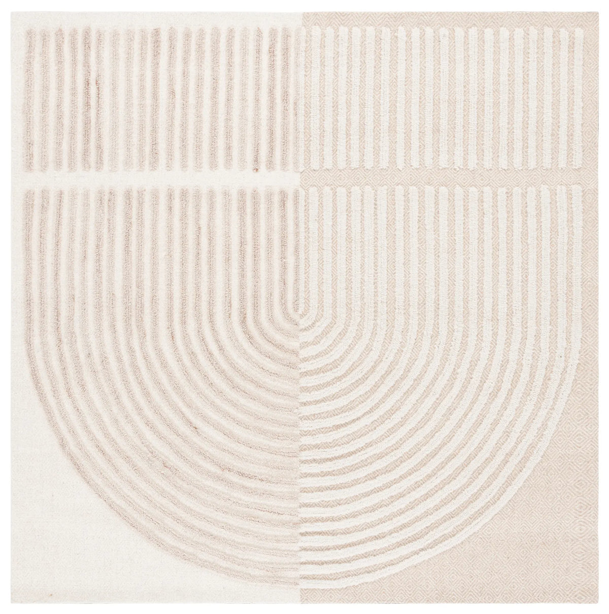 Safavieh Southampton 6'-0" x 6'-0" Rug in Ivory / Beige