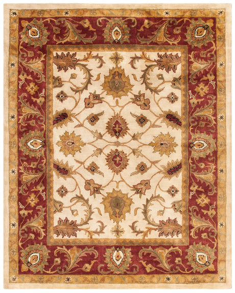 Safavieh Classic 9'-6" x 13'-6" Rug in Ivory / Red