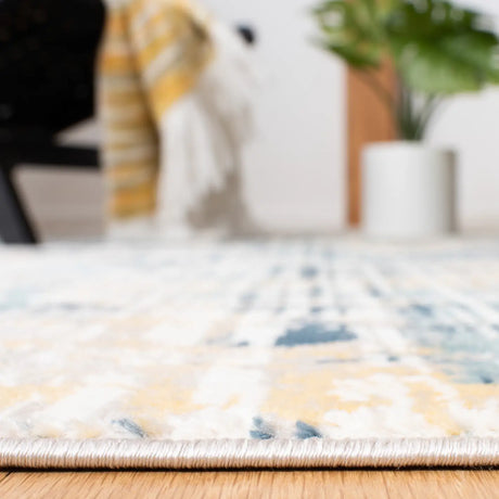 Safavieh Skyler 4'-5" x 6'-5" Rug in Navy / Gold