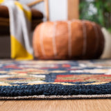 Safavieh Heritage 4'-0" x 6'-0" Rug in Navy / Red