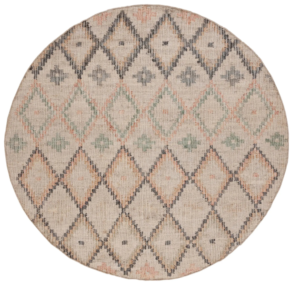 Safavieh Kilim 5'-0" x 5'-0" Rug in Beige / Gold