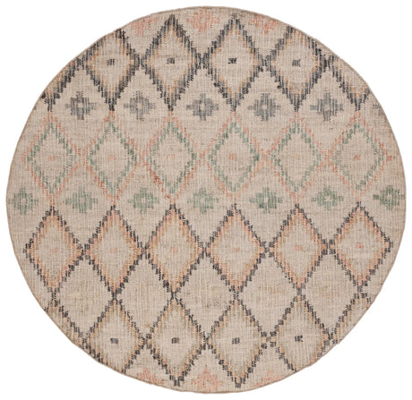 Safavieh Kilim 5'-0" x 5'-0" Rug in Beige / Gold