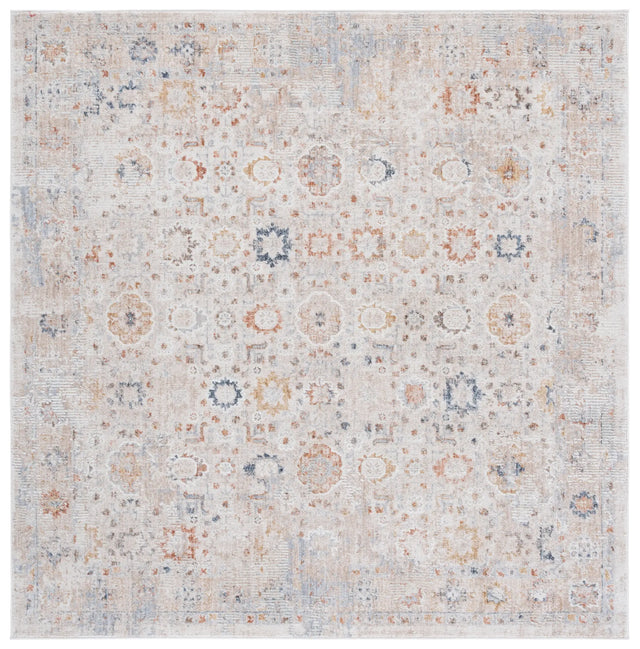 Safavieh Scarlett 400 6'-7" x 6'-7" Rug in Beige / Rust Brown