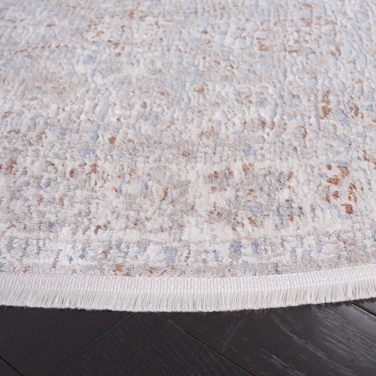 Safavieh Marmara 6'-7" x 6'-7" Rug in Beige / Blue Rust