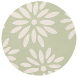 Safavieh Safavieh Kids 5'-0" x 5'-0" Rug in Sage / Ivory