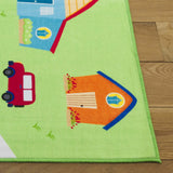 Safavieh Santa Monica Kids 4'-0" x 6'-0" Rug in Light Green