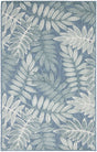 Nourison Aloha ALH18 Machine Made Blue Rug