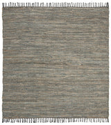 Safavieh Vintage Leather 6'-0" x 6'-0" Rug in Grey