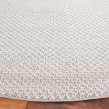 Safavieh Continental 6'-7" x 6'-7" Rug in Light Grey / Dark Grey
