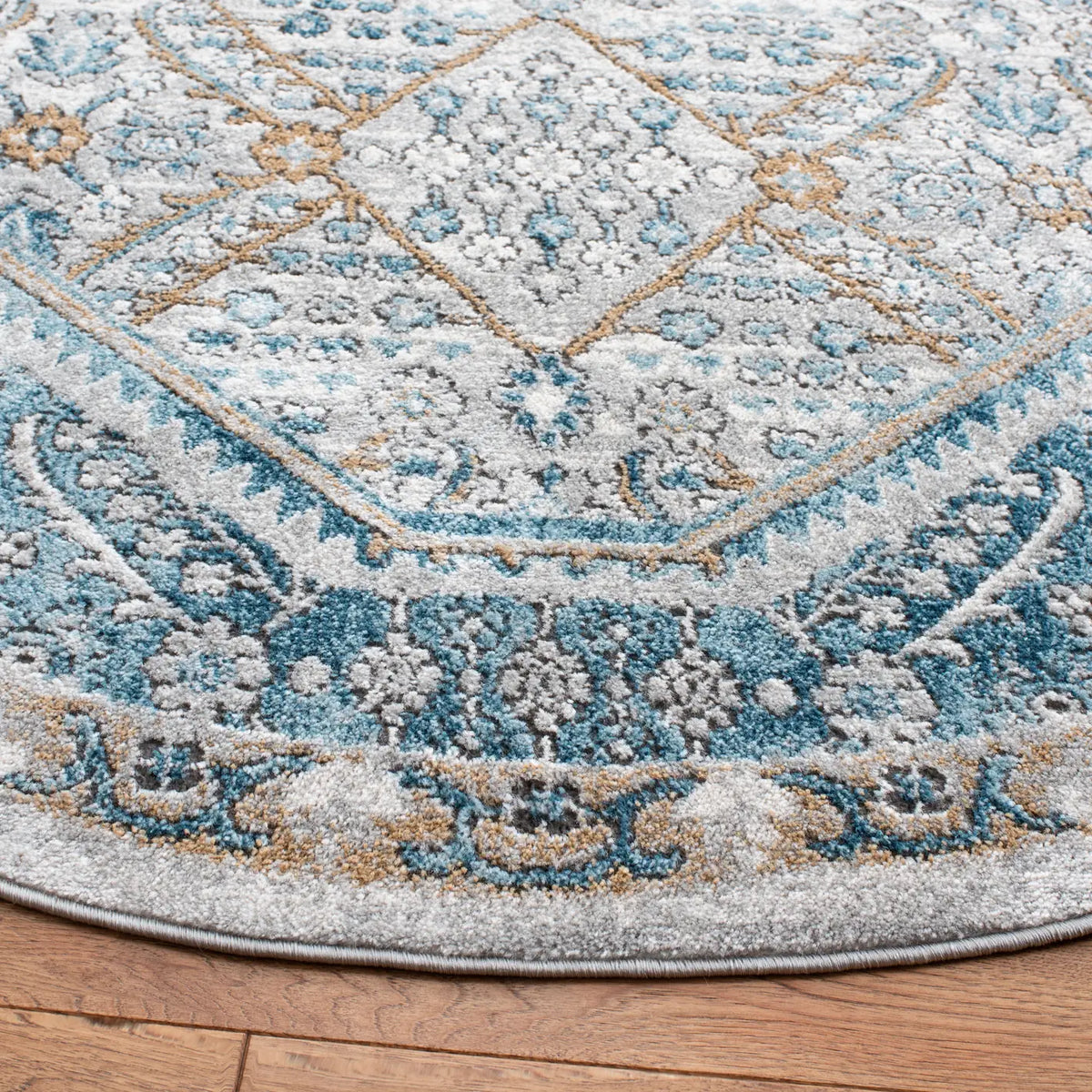 Safavieh Shivan 6'-7" x 6'-7" Rug in Blue / Grey