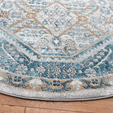 Safavieh Shivan 6'-7" x 6'-7" Rug in Blue / Grey