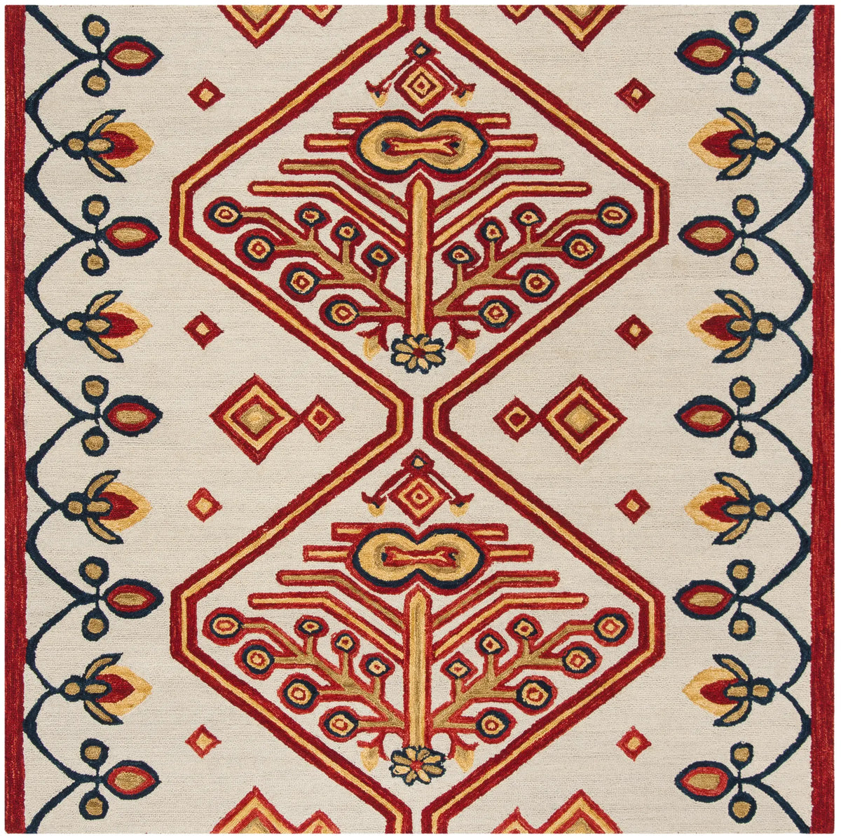 Safavieh Aspen 7'-0" x 7'-0" Rug in Ivory / Multi