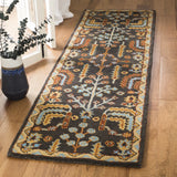 Safavieh Heritage 2'-3" x 10'-0" Rug in Charcoal / Multi