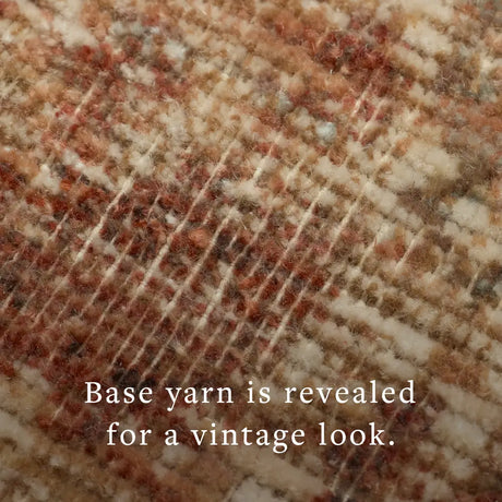 Loloi Heritage Her-03 Brick/Multi Rug - macro detail