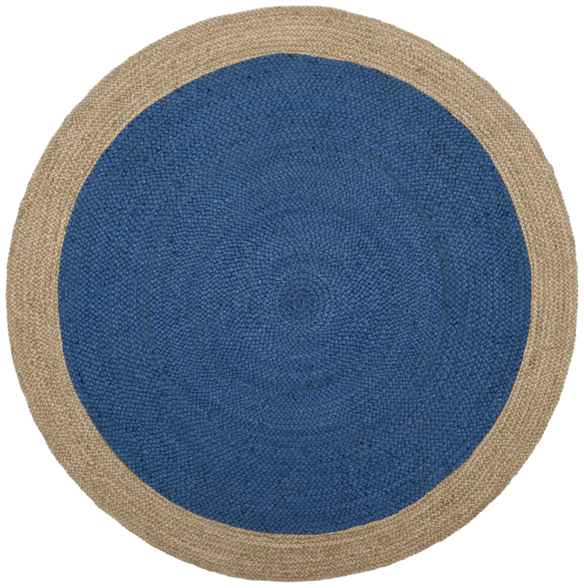 Safavieh Natural Fiber 5'-0" x 5'-0" Rug in Royal Blue / Natural
