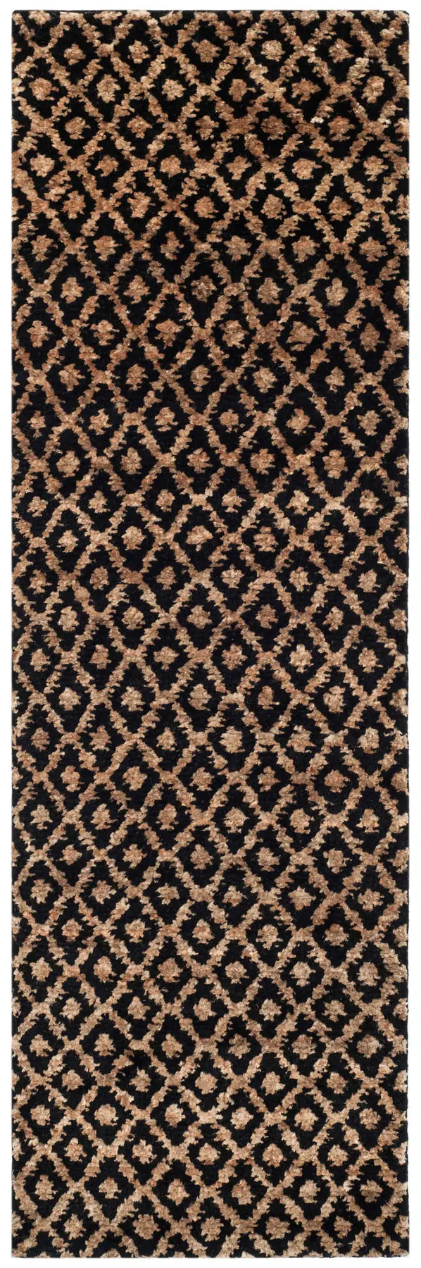 Safavieh Bohemian 2'-6" x 8'-0" Rug in Black / Gold