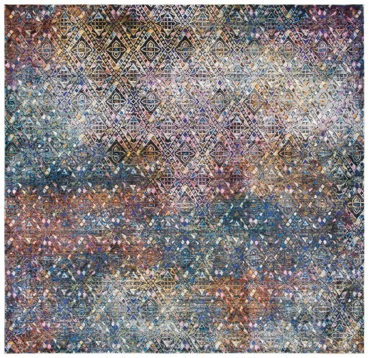 Safavieh Aria 6'-5" x 6'-5" Rug in Blue / Ivory