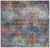 Safavieh Aria 6'-5" x 6'-5" Rug in Blue / Ivory