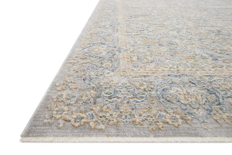 Loloi Pandora Pan-01 Stone / Gold Rugs - rug corner