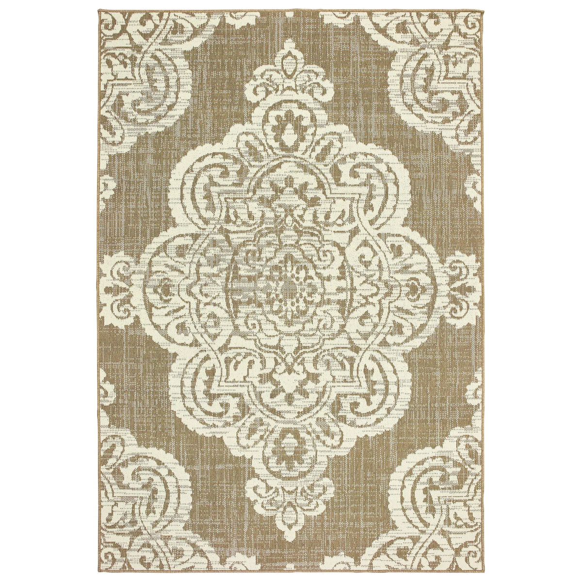 Oriental Weavers Sphinx Marina 5929J Tan / Ivory Rugs - main flat