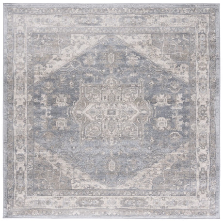 Safavieh Brentwood 6'-7" x 6'-7" Rug in Grey / Beige