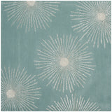 Safavieh Soho 6'-0" x 6'-0" Rug in Light Teal / Multi