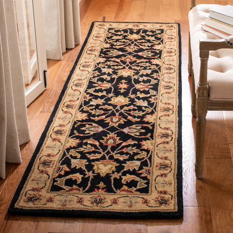 Safavieh Heritage 2'-3" x 10'-0" Rug in Black / Beige